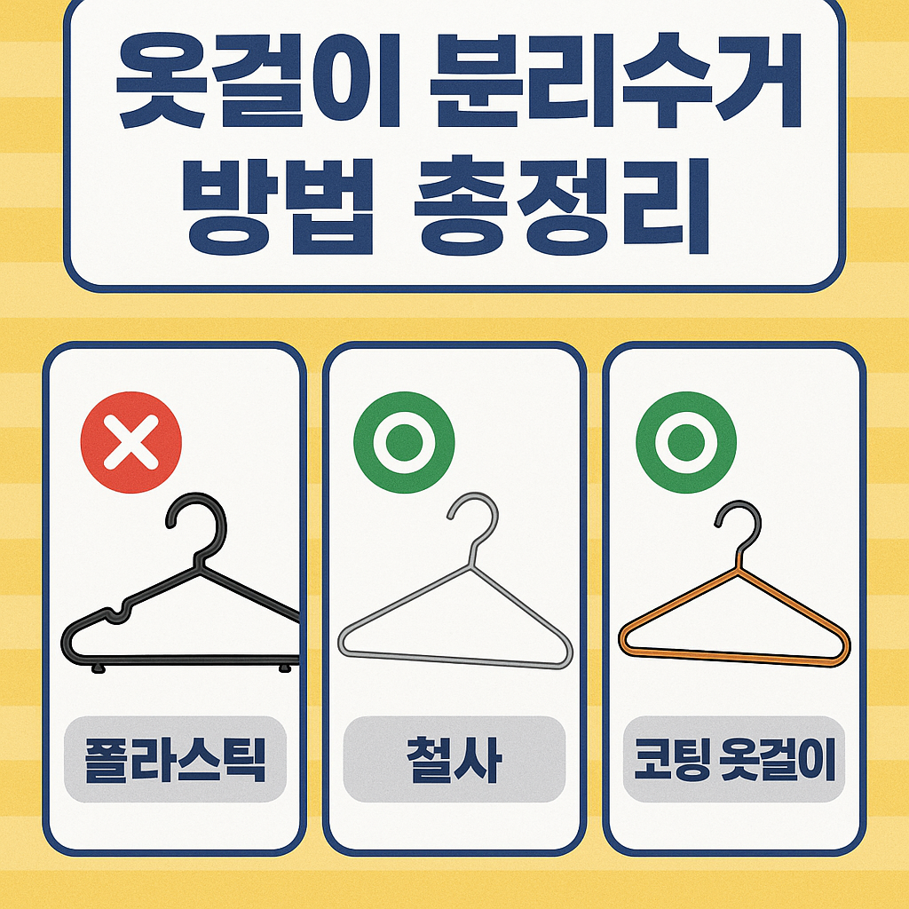옷걸이 분리수거