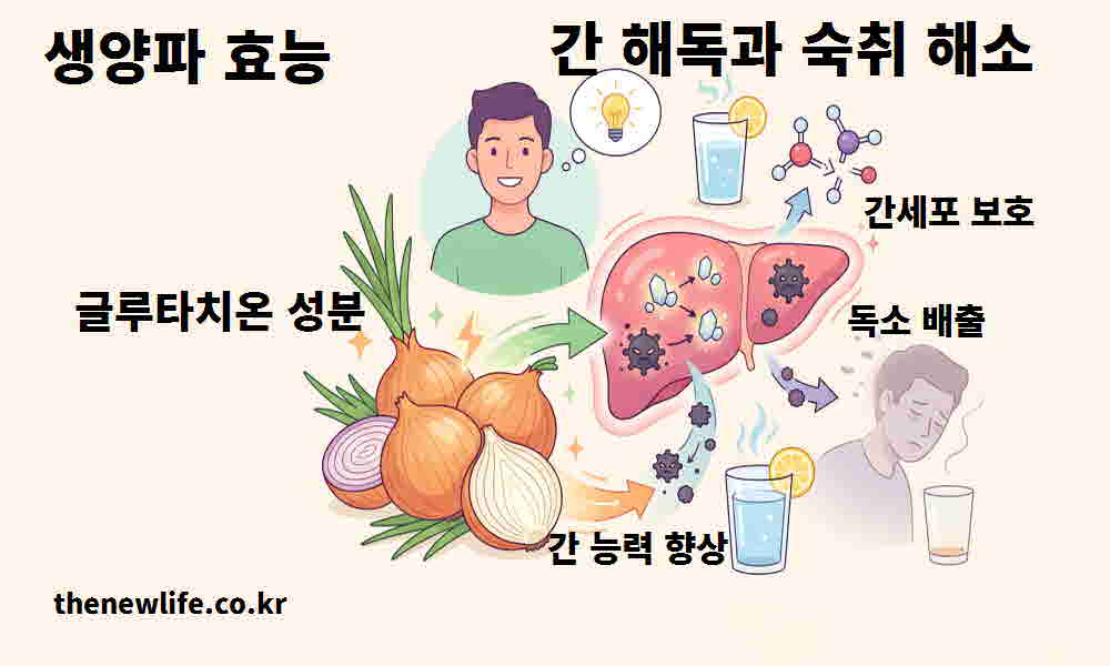생양파 효능 간 해독 숙취 해소