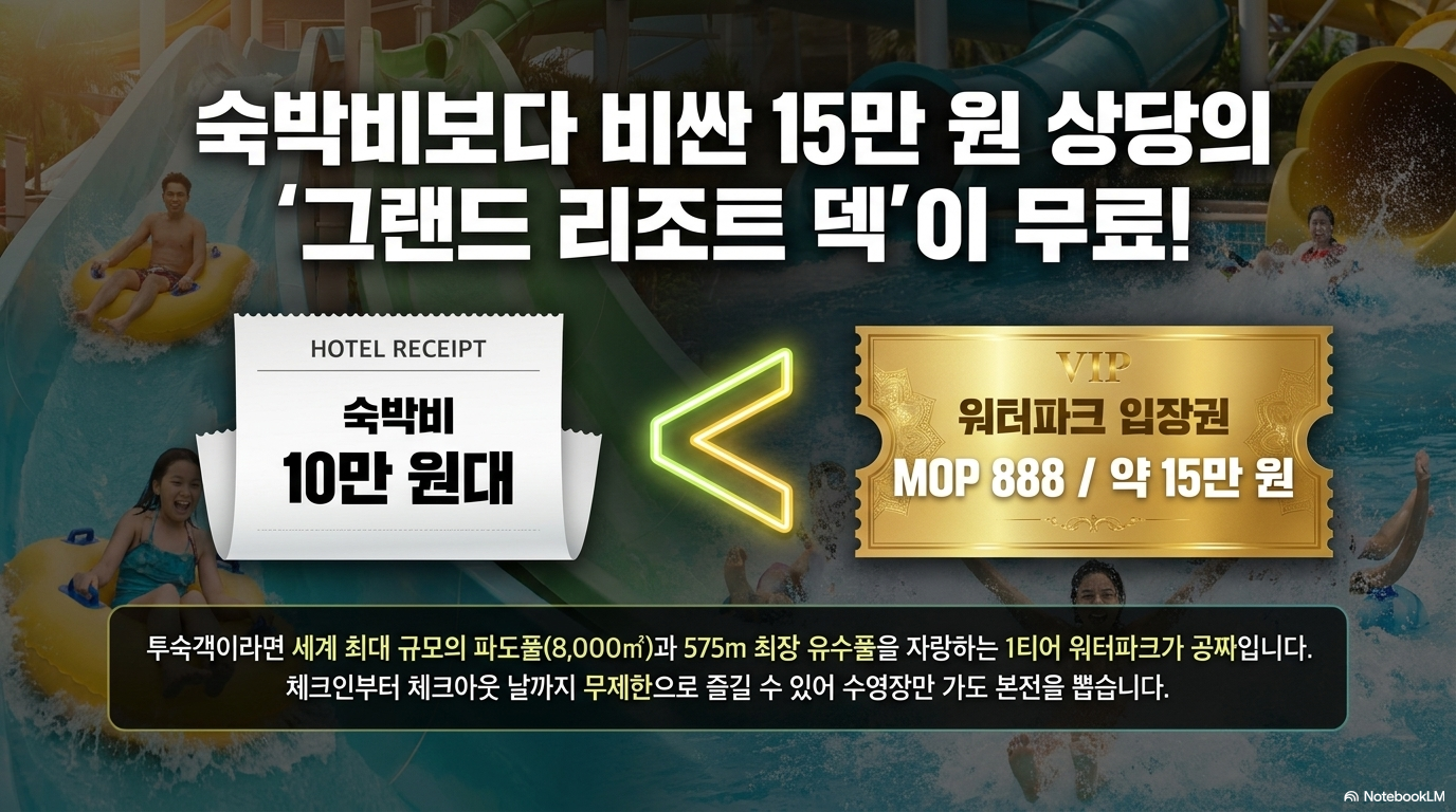 브로드웨이 호텔을 이용하면 갤럭시 그랜드 리조트 덱 무료