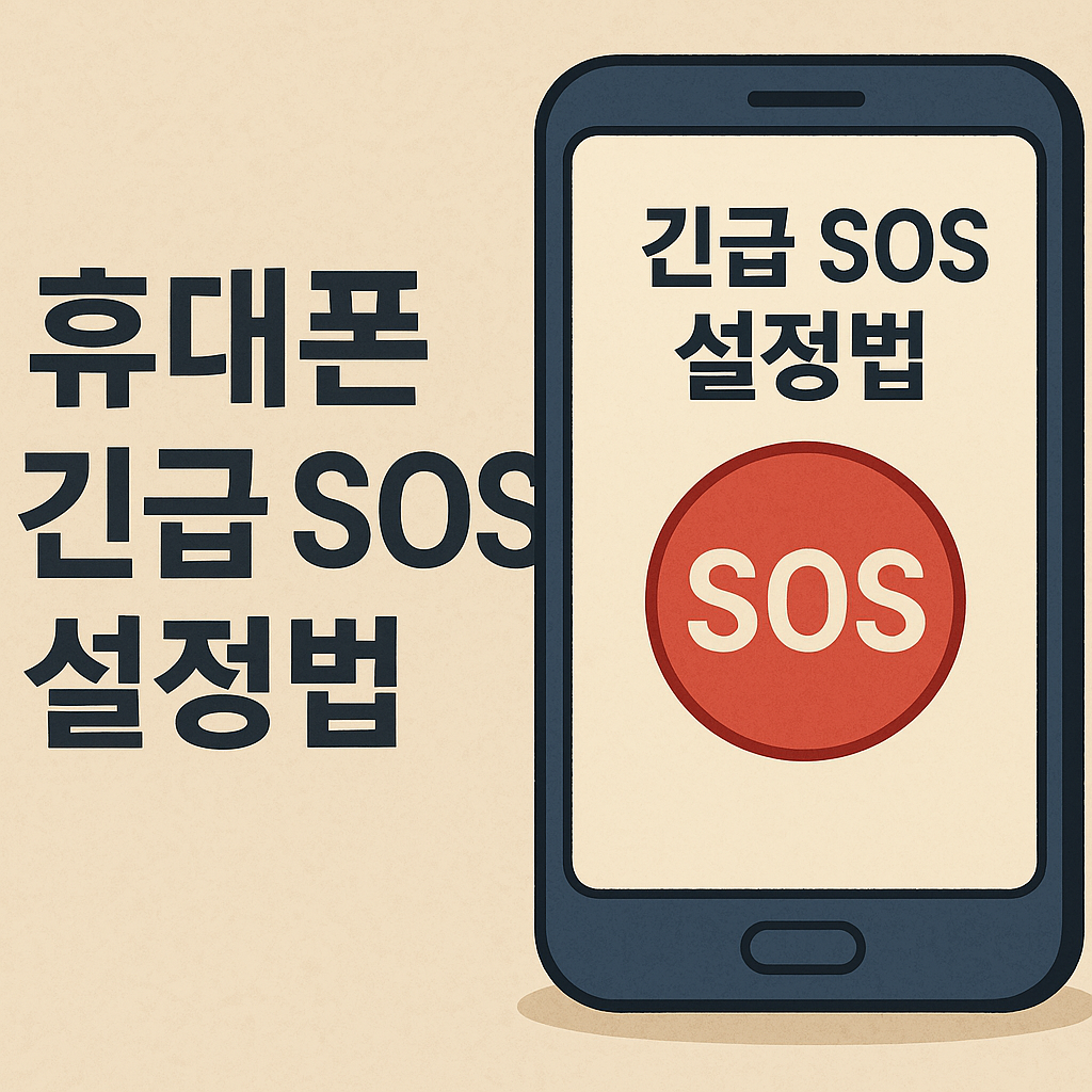 휴대폰 긴급 SOS