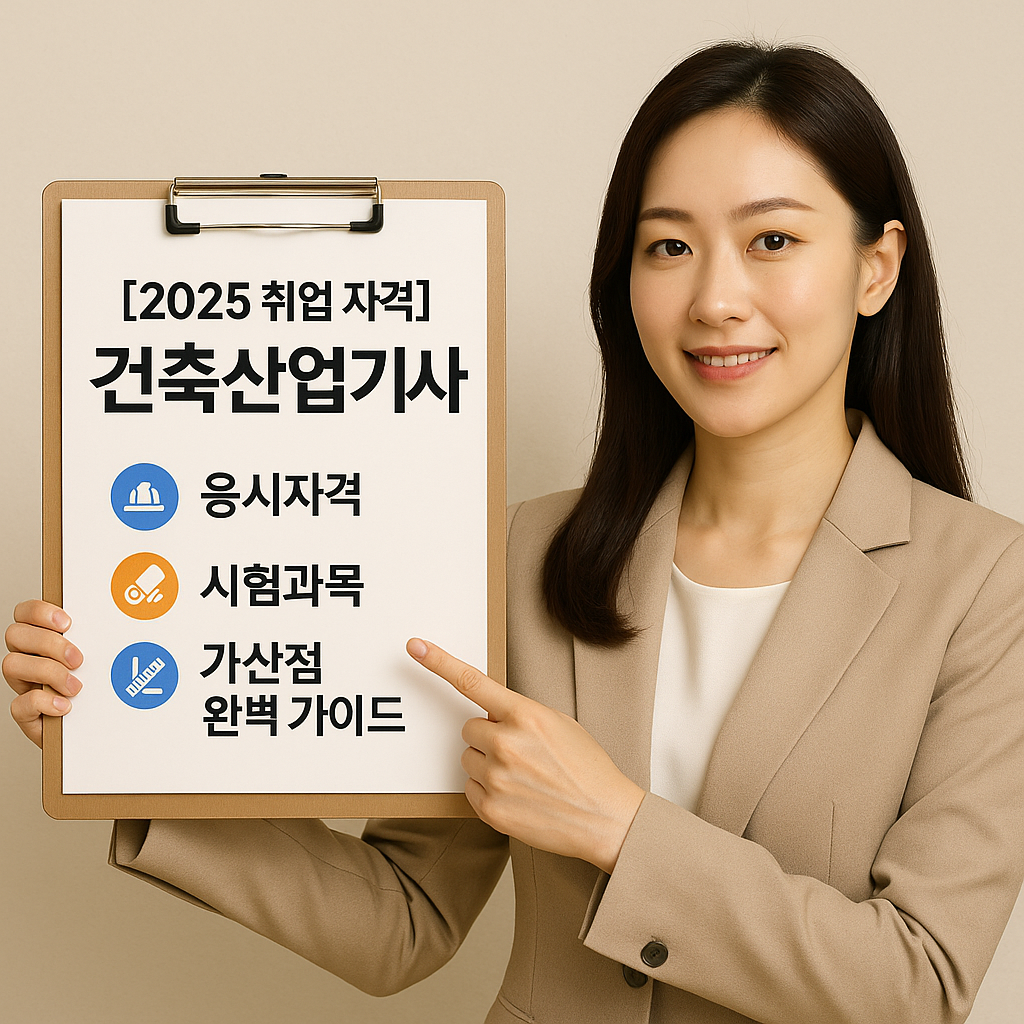 [2025 취업 자격] 건축산업기사 ｜ 응시자격·시험과목·가산점 완벽 가이드