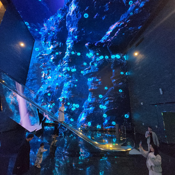 인천 영종도 인스파이어 리조트 방문후기 폭포 이미지