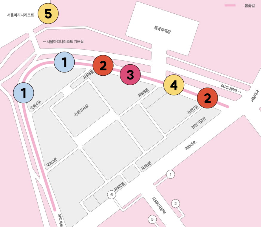 여의도벚꽃축제 - 봄꽃 거리