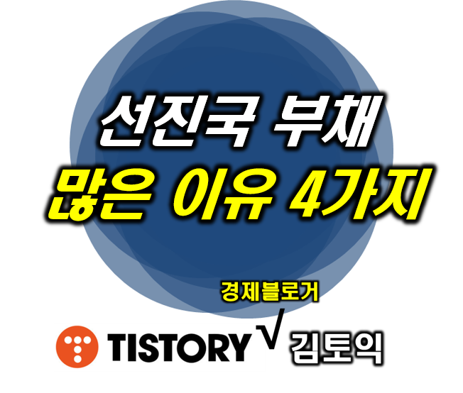 선진국 부채 많은 이유 4가지