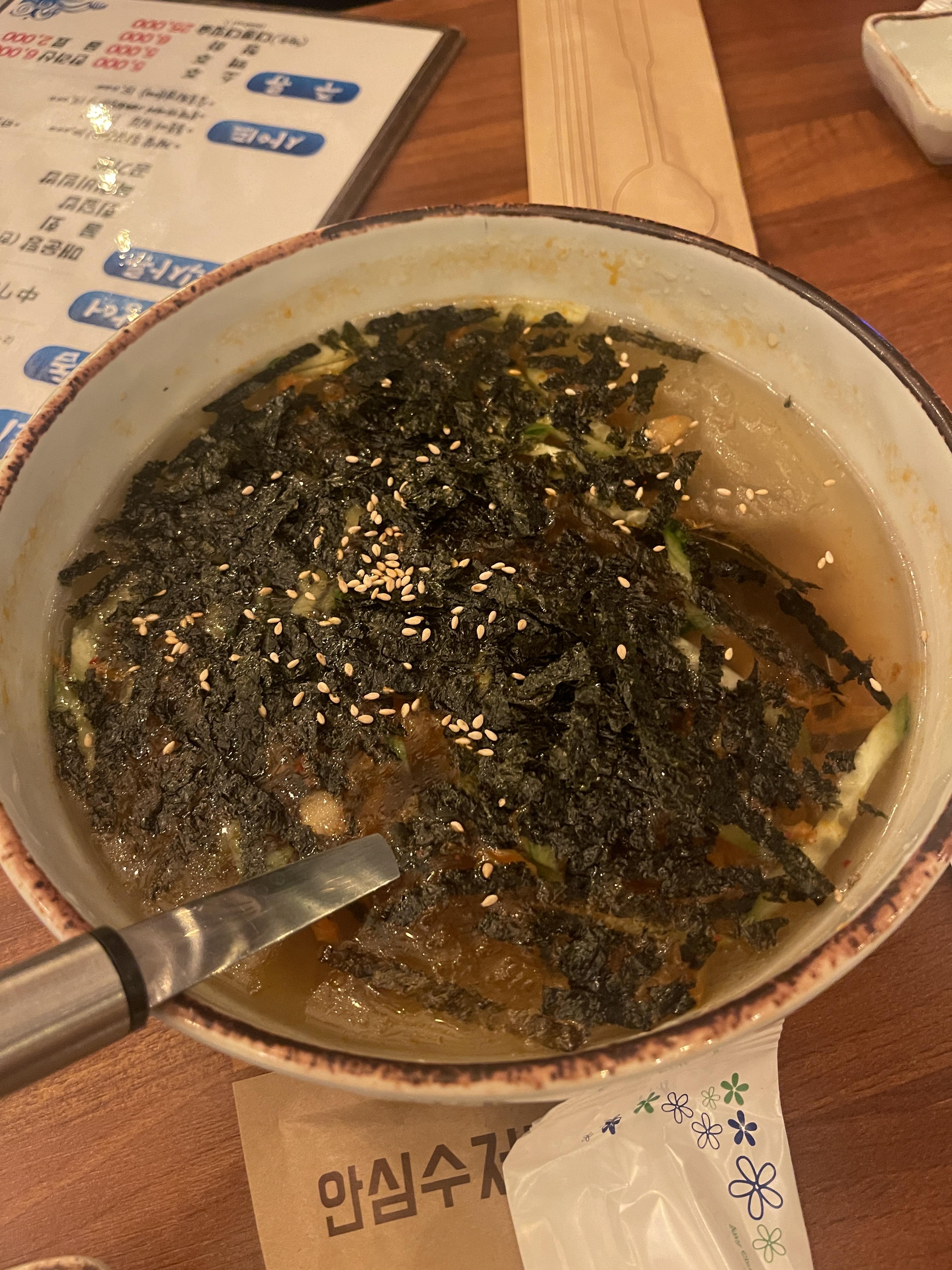 대구횟집술집맛집 대봉동 구공회 도토리묵사발