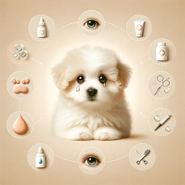 강아지 눈물 자국 원인과 관리법 ❘ 눈물 제거제 추천, 알러지&middot;눈 질환 구분