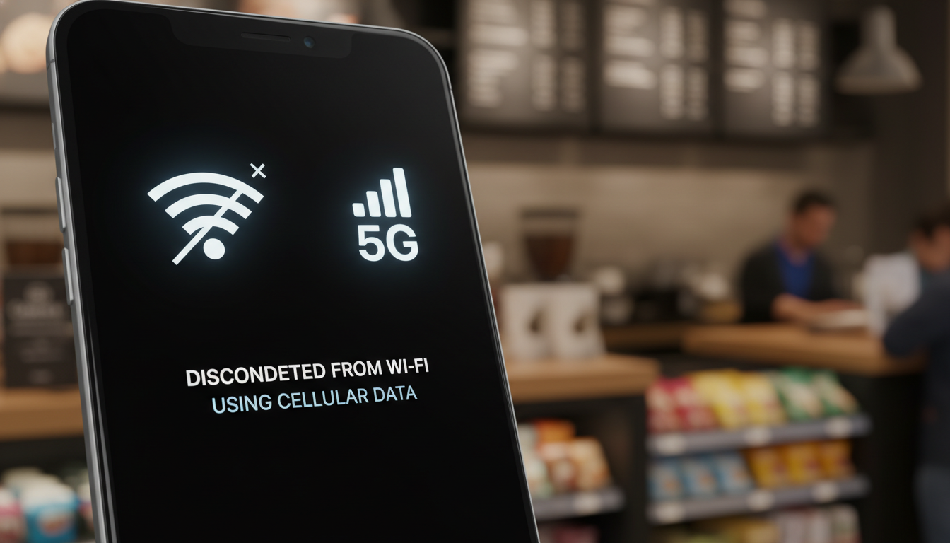 네이버페이 오프라인 결제 오류 시 와이파이를 끄고 5G 데이터로 전환하는 대처법