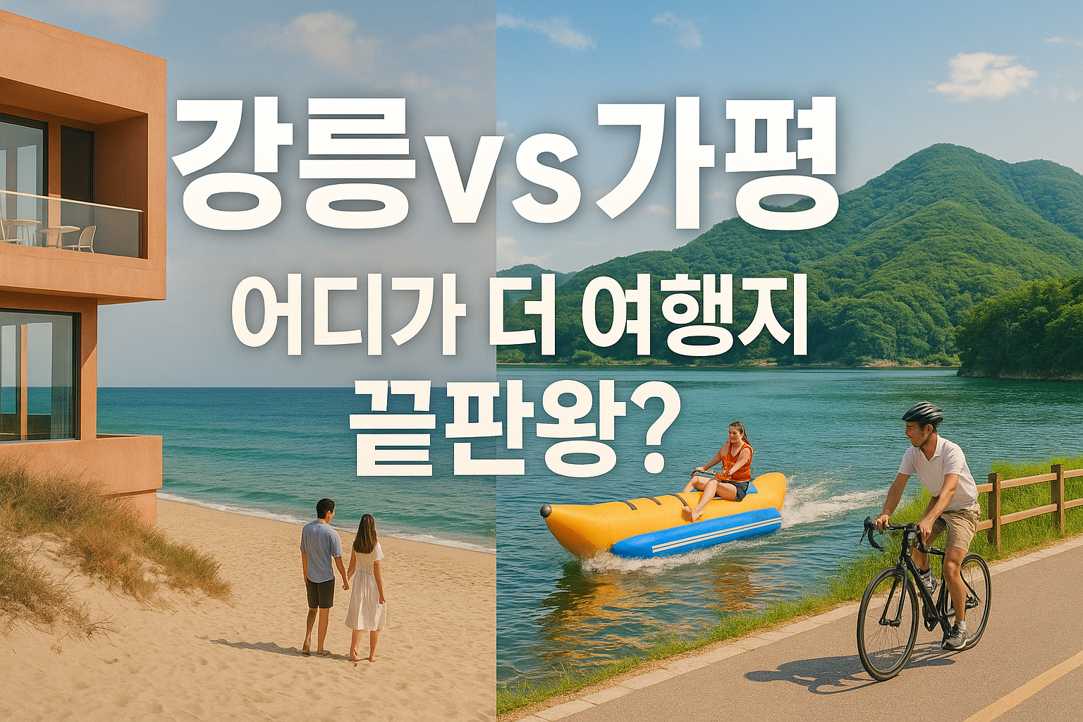 5월 여행지 고민 끝! 강릉/속초 & 가평/춘천 완벽 비교 가이드