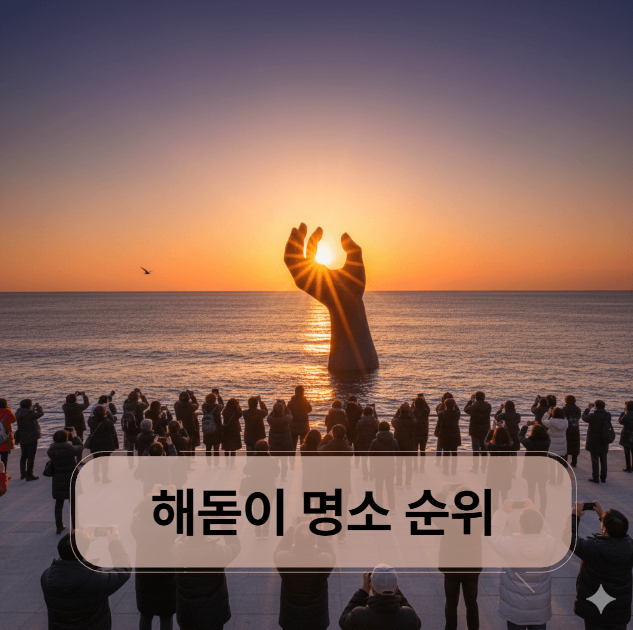 2026 대한민국 대표 해돋이 명소 순위 BEST 7 썸네일