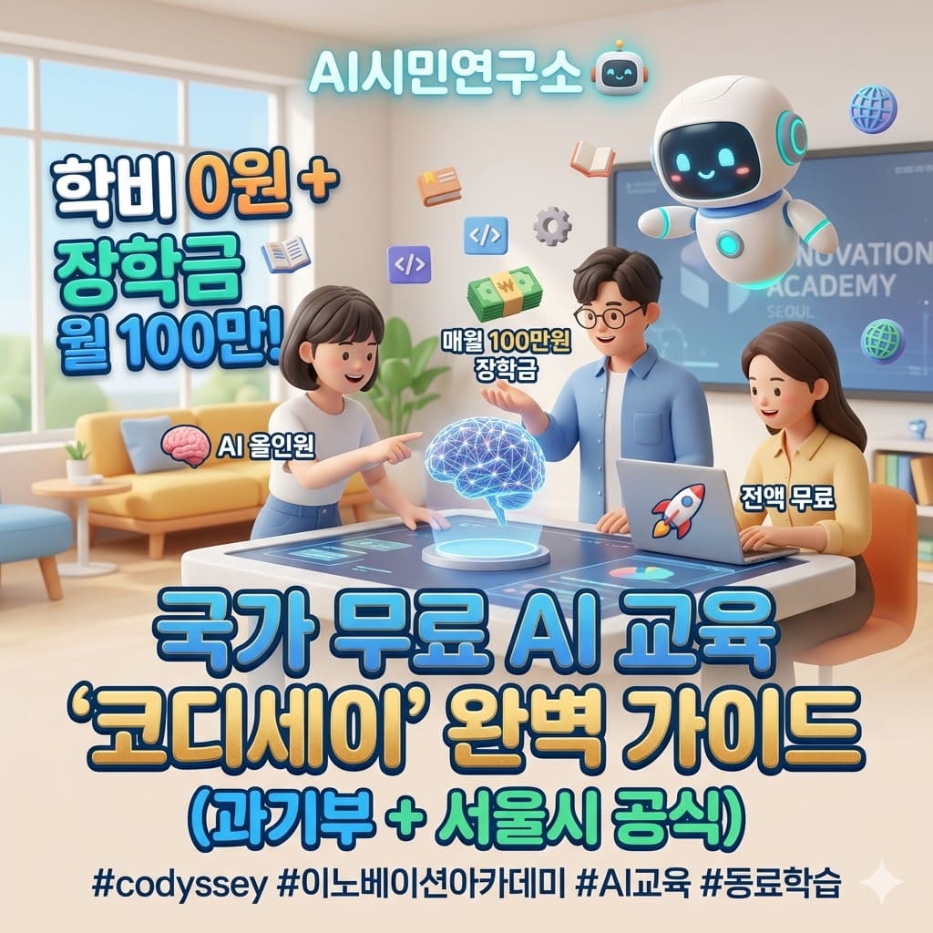 18개월 전액 무료 AI 교육! 코디세이(Codyssey) AI 올인원 1기 모집 총정리