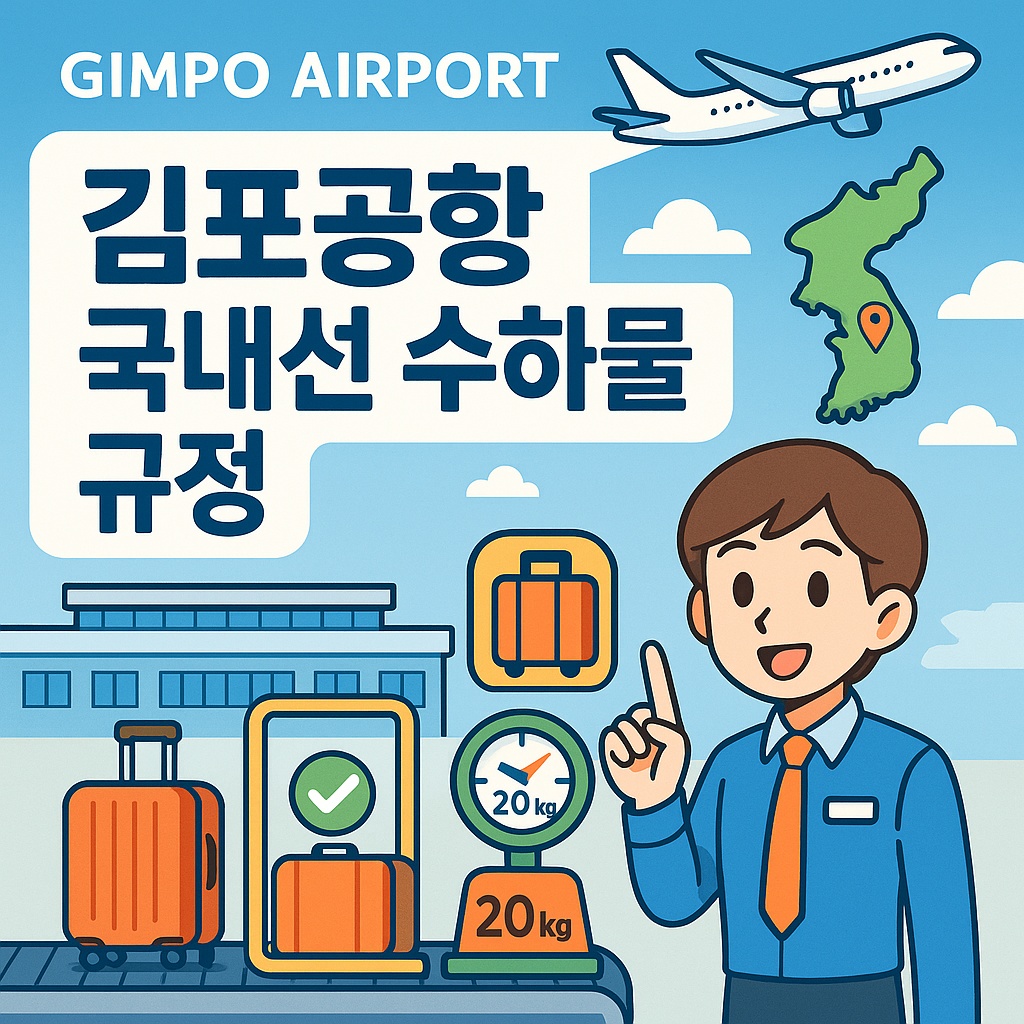 김포공항 국내선 수하물 규정
