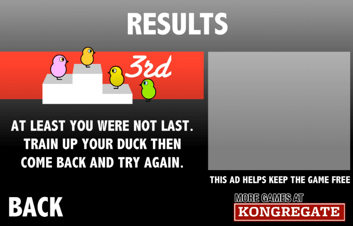 덕라이프3-플래시게임-종료-화면