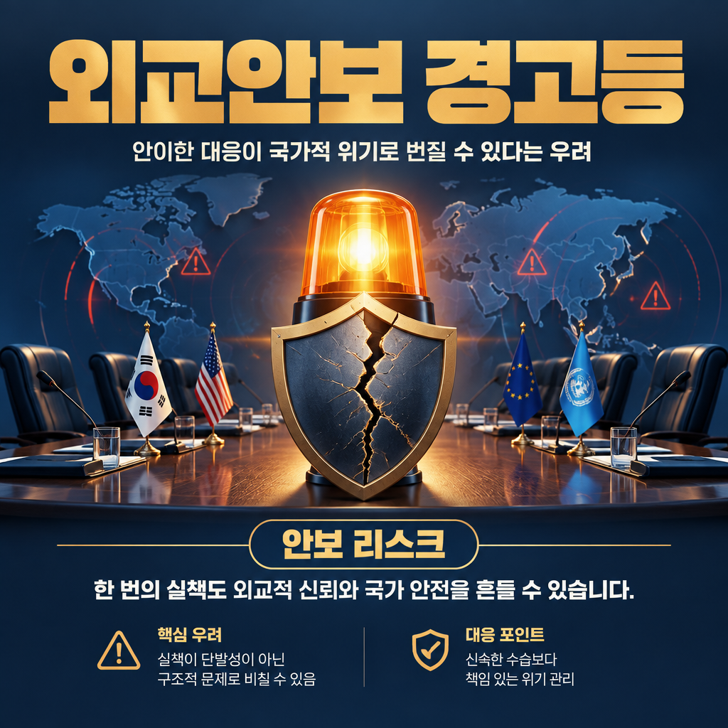 외교안보 경고등