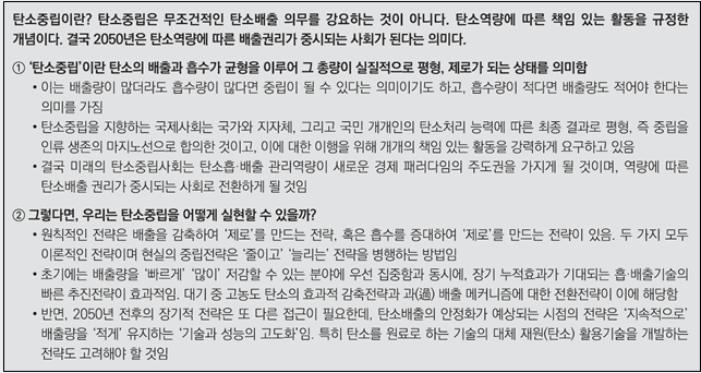 &ldquo;우리나라 2050 탄소중립 실현을 위한 국토&middot;도시 공간정책 방향​&rdquo;​​ 제안 [국토연구원]