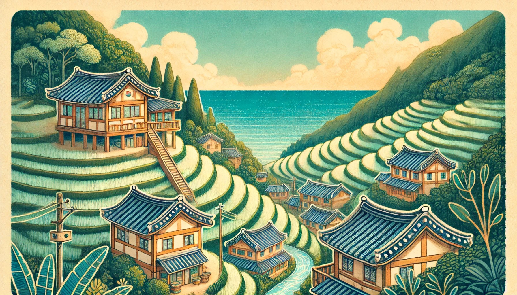 남해 다랭이마을