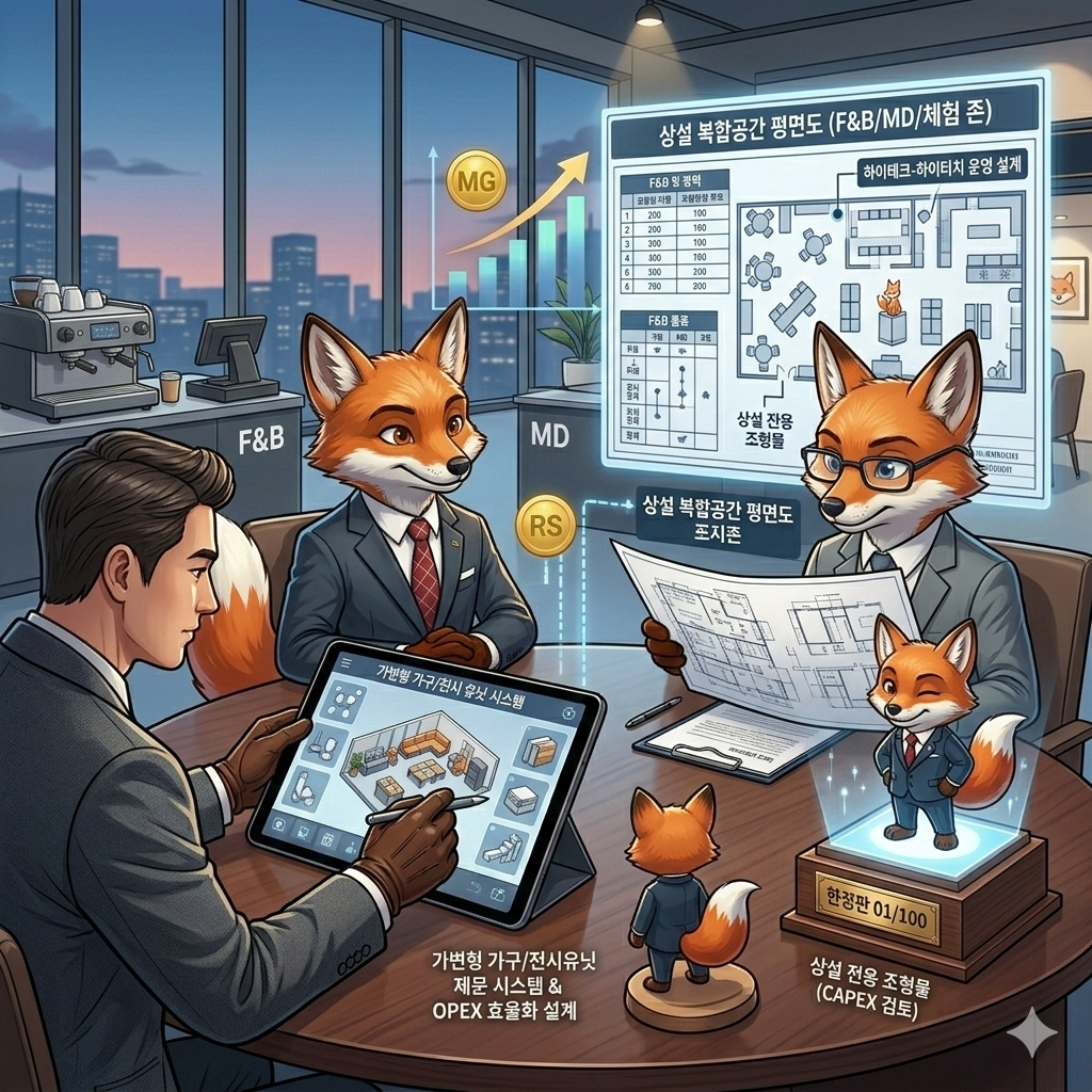 팝업 관련 회의 모습