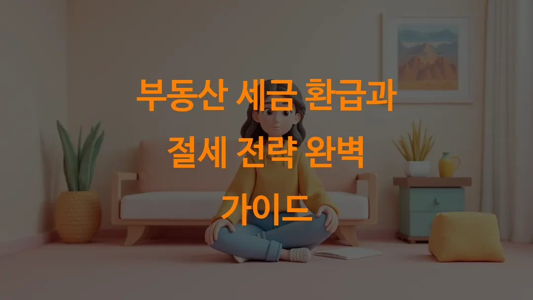 부동산 세금 환급과 절세 전략 완벽 가이드