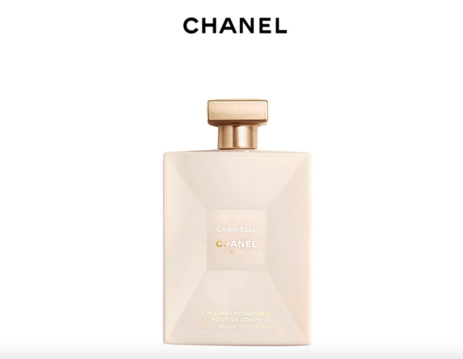 샤넬 가브리엘 바디로션이 우아함과 수분의 조화