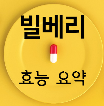 빌베리 효능 요약