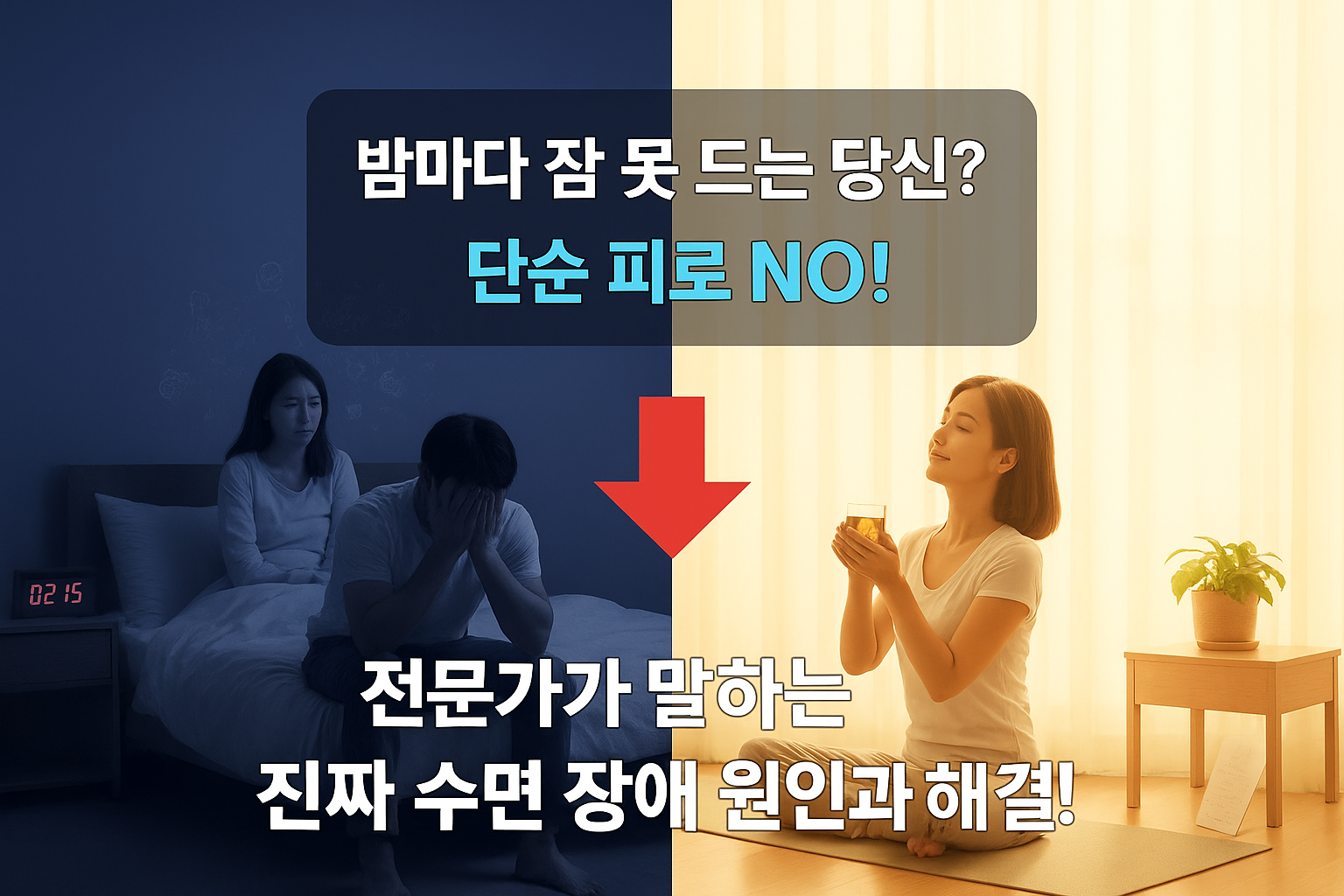 진짜 수면 장애 원인과 해결