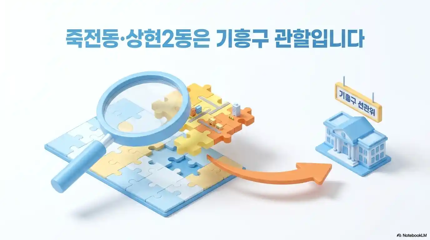 용인시 수지구 사전투표소 죽전동과 상현2동은 기흥구 관할