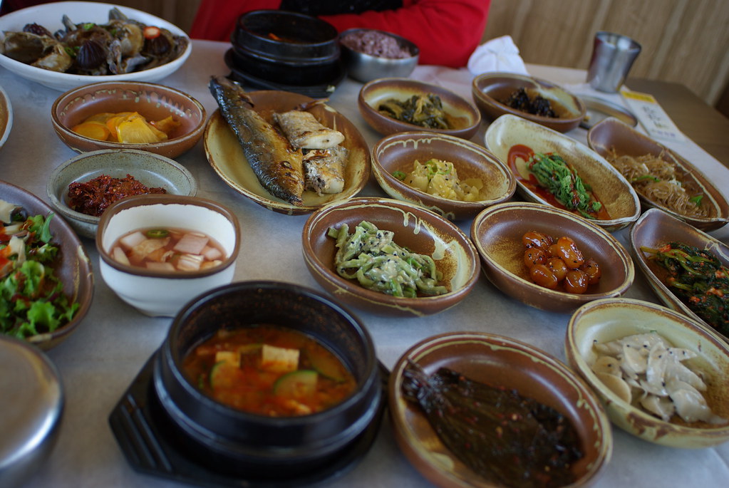 여수 백반 한상 예시 사진