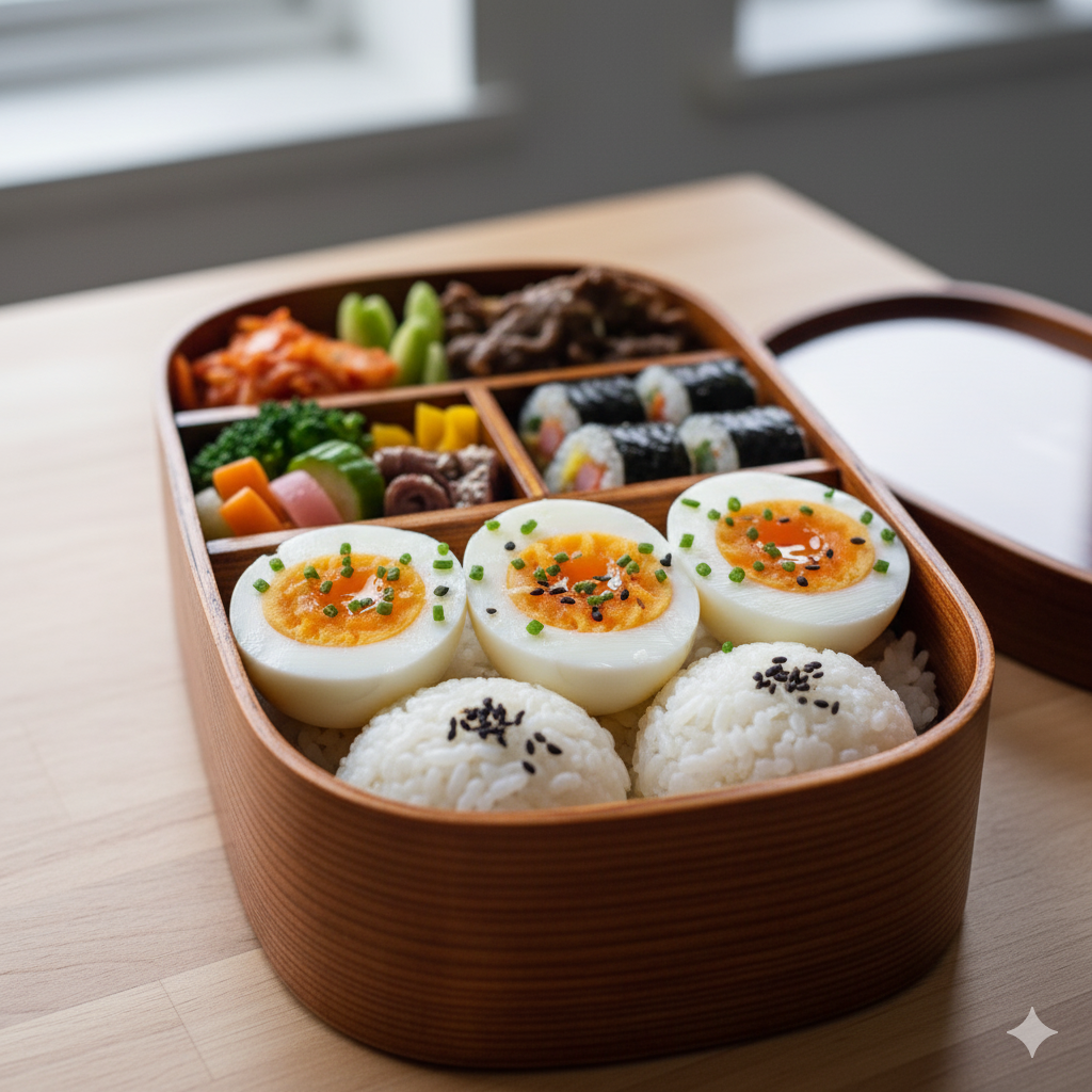 삶은달걀-도시락