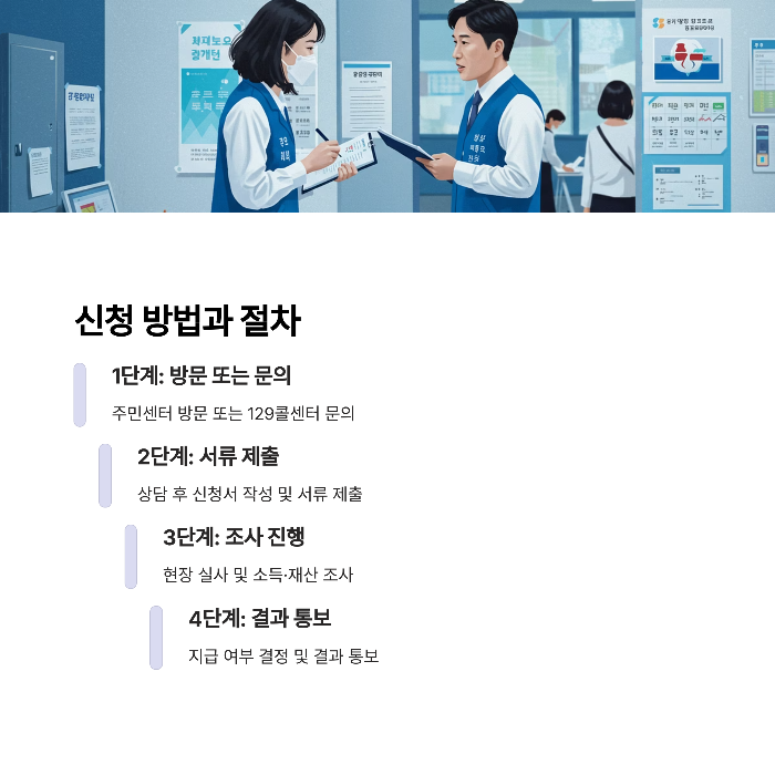 신청 방법과 절차