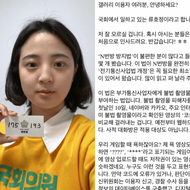 류호정-디씨-인증글-야구갤