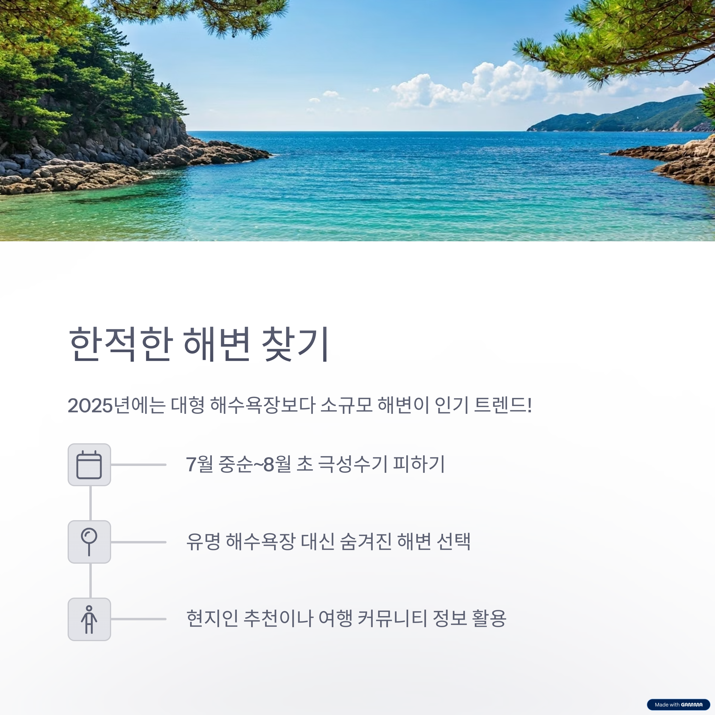 2025년도 전국 해수욕장 개장일 정보와 여름철 필수 꿀팁 총정리