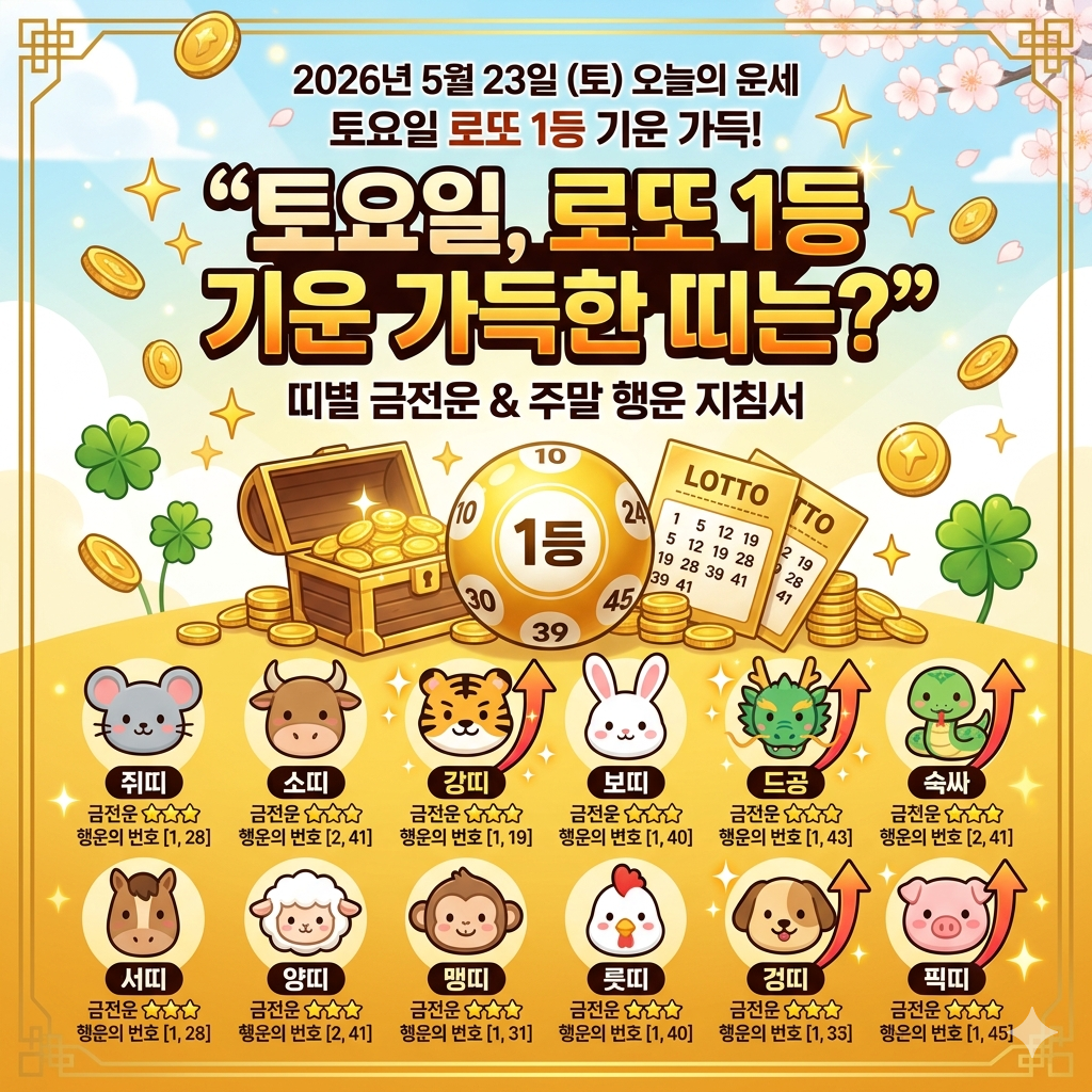 5월23일 오늘의 운세