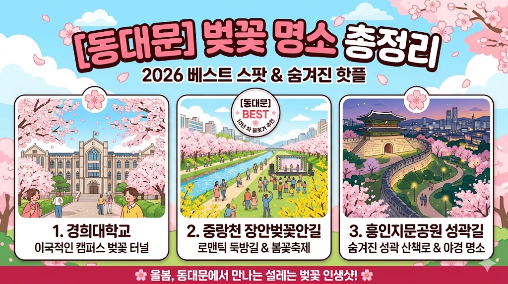 동대문 벚꽃 명소