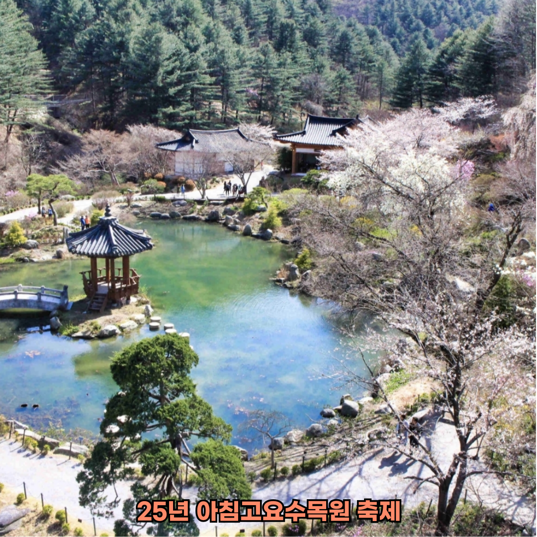 아침고요수목원 체험