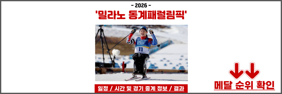 밀라노 코르티나 동계패럴림픽