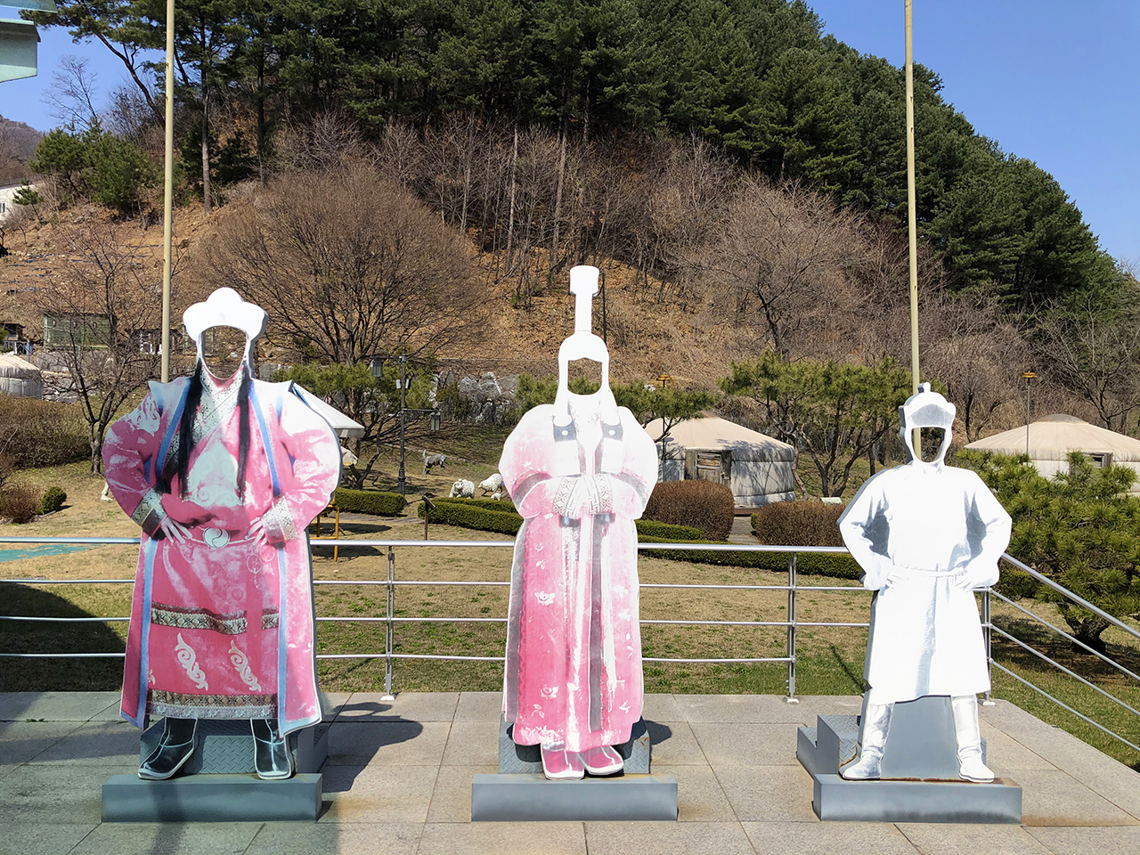 몽골민속전시관 포토존