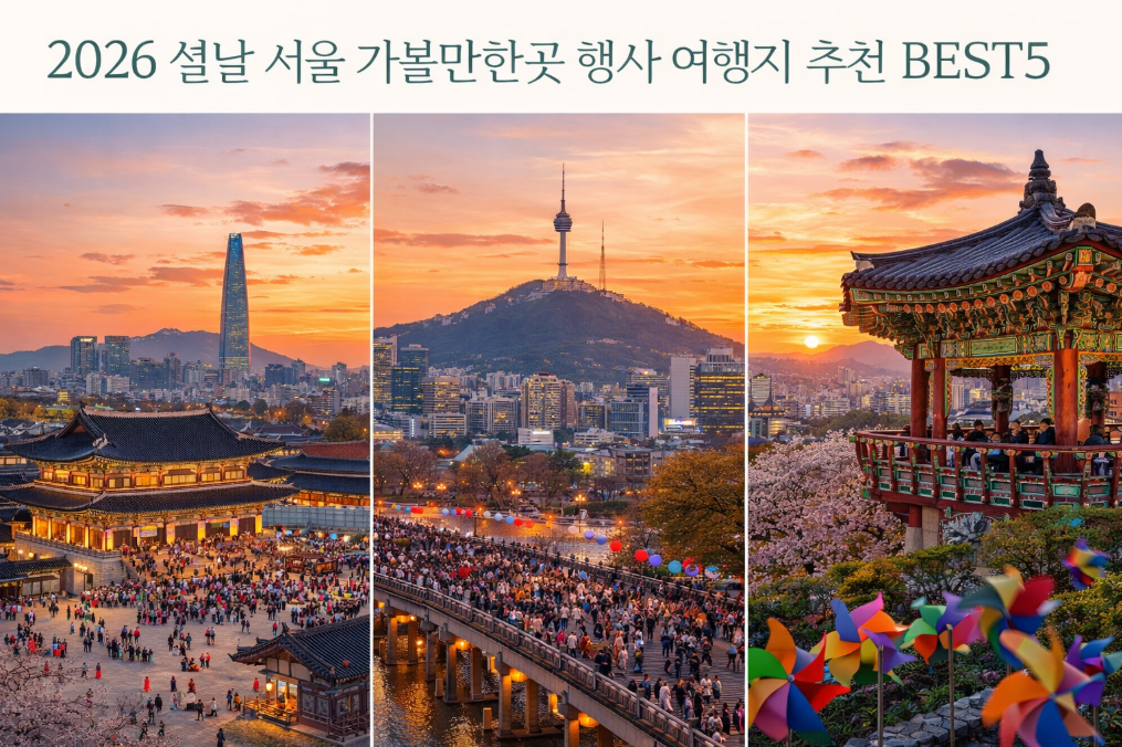 2026 설날 서울 가볼만 한 여행지 BEST5 완벽 정리