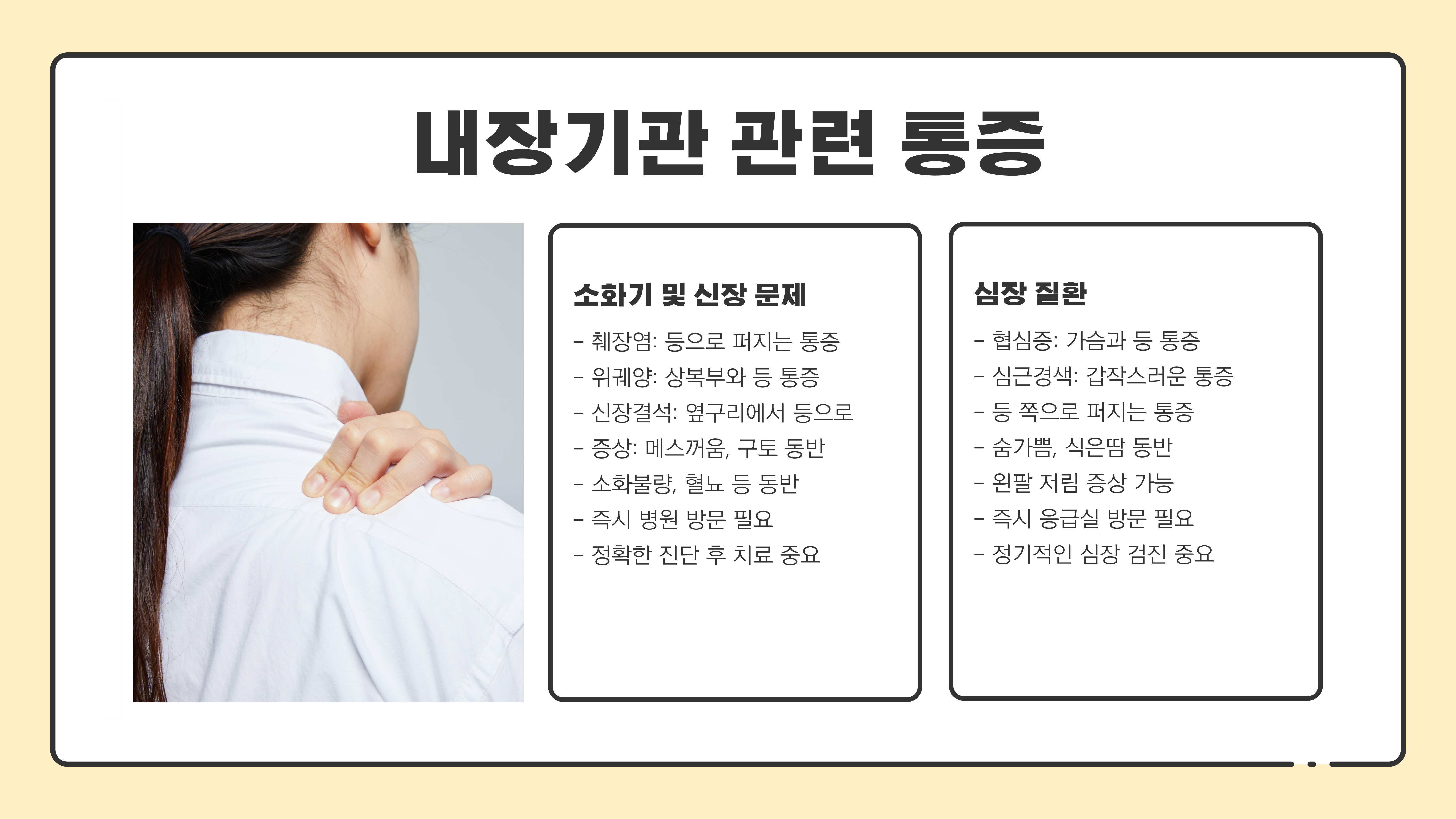 왼쪽 등쪽 통증의 원인과 치료 방법