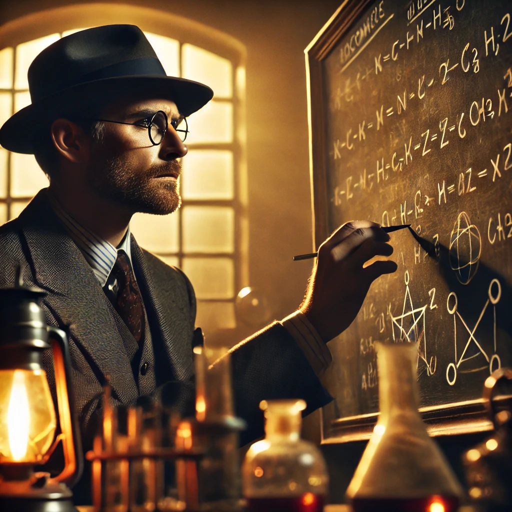 물리학자 연구 모습 이미지