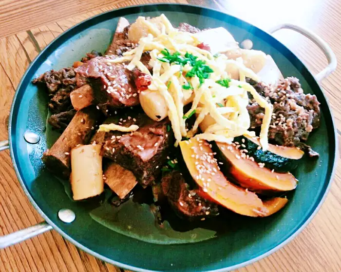 포천 아트밸리 맛집 단호박등갈비찜, 단호박소갈비찜