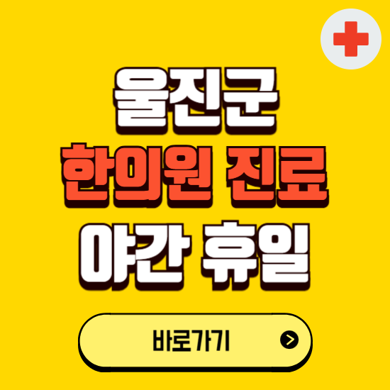 울진군 야간 휴일 한의원 한방병원 찾기 ❘ 24시 일요일 주말 연휴 응급진료 추천 잘하는 곳