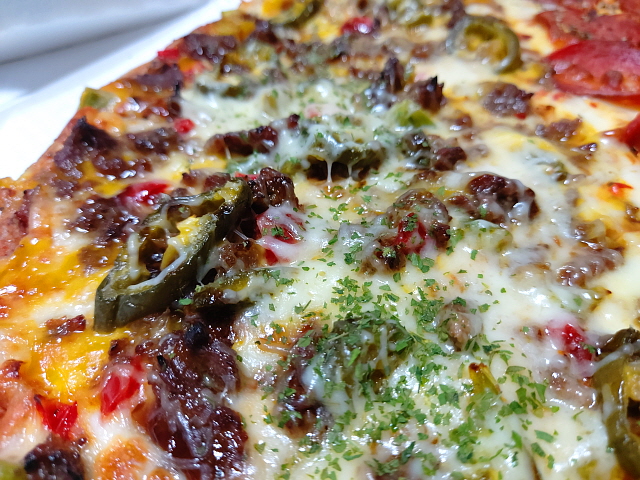 와규 눈꽃 스테이크 피자