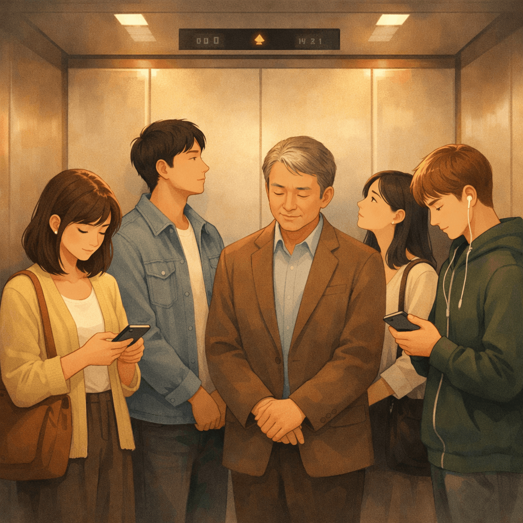 엘리베이터에서 말이 끊기는 이유 인간 심리가 만든 &lsquo;침묵의 규칙&rsquo;