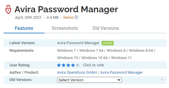 Avira-Password-Manager