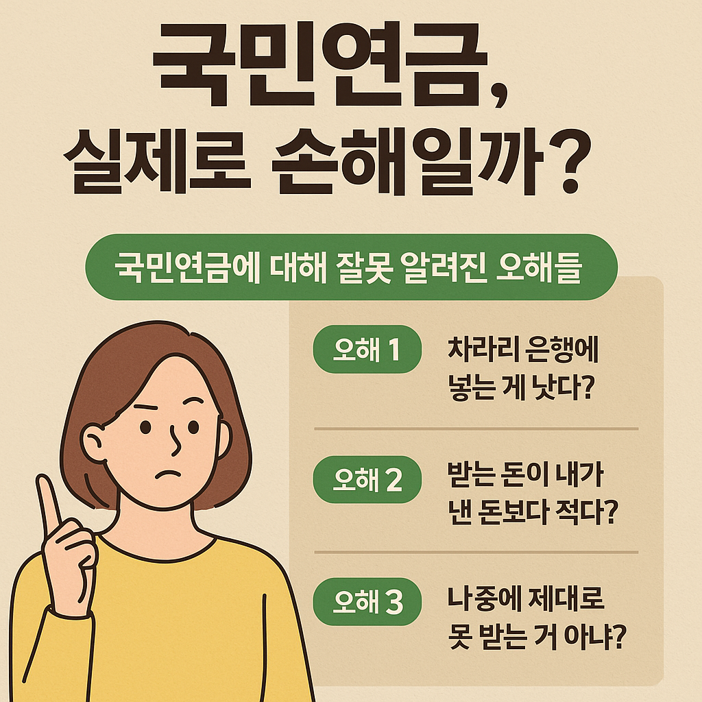국민연금실제로손해일까? 국민연금에 대해 잘못 알려진 오해들