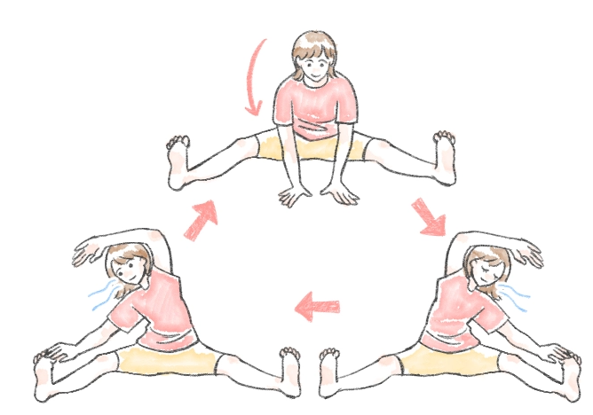 스트레칭 일러스트