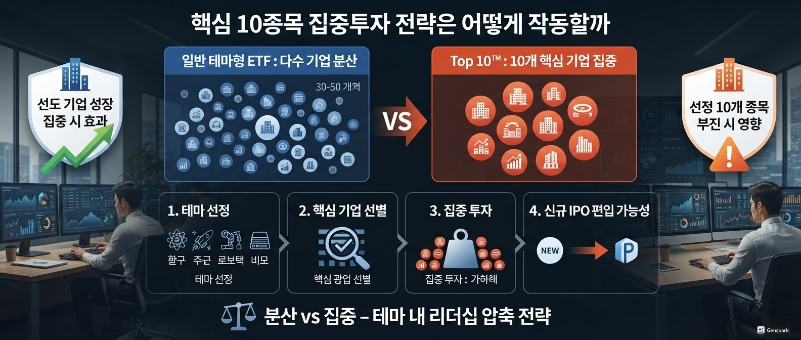 핵심 10종목 집중투자 전략은 어떻게 작동할까