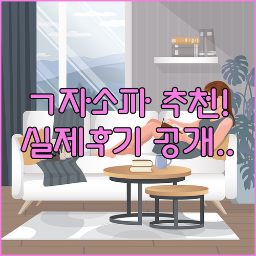 거실 인테리어 ㄱ자 소파 추천 5종 ..