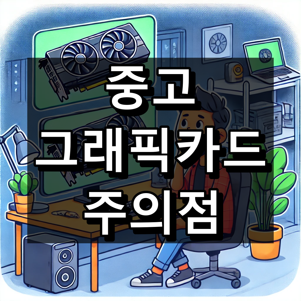 중고 그래픽카드 주의점
