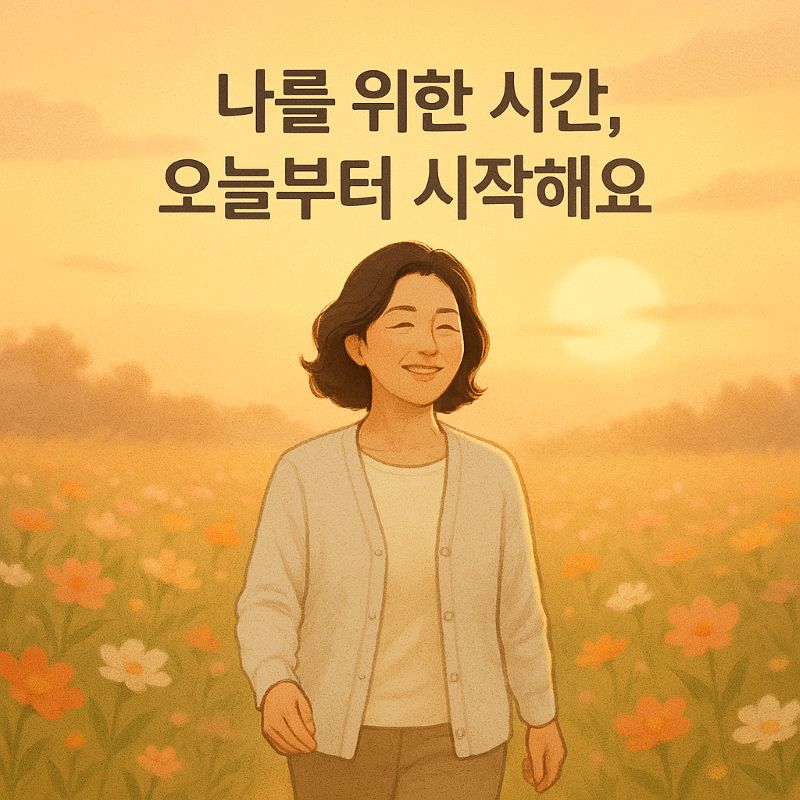 갱년기 극복 이미지