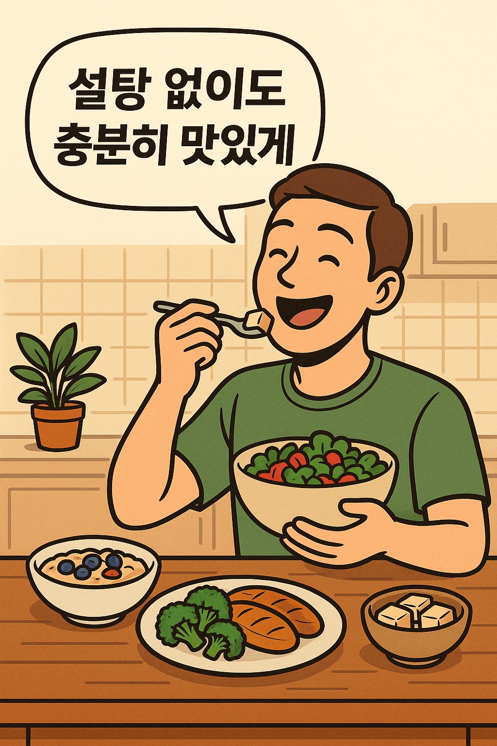 당 줄이기: 설탕 없는 식사법